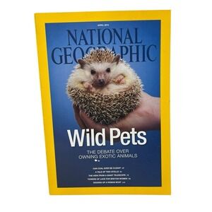 National Geographic Magazine April 2014 Wild‎ Pets, Giant Telescope, Roman Boat
